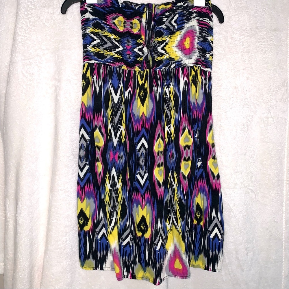 Women’s Multicolor Strapless Dress/Coverup